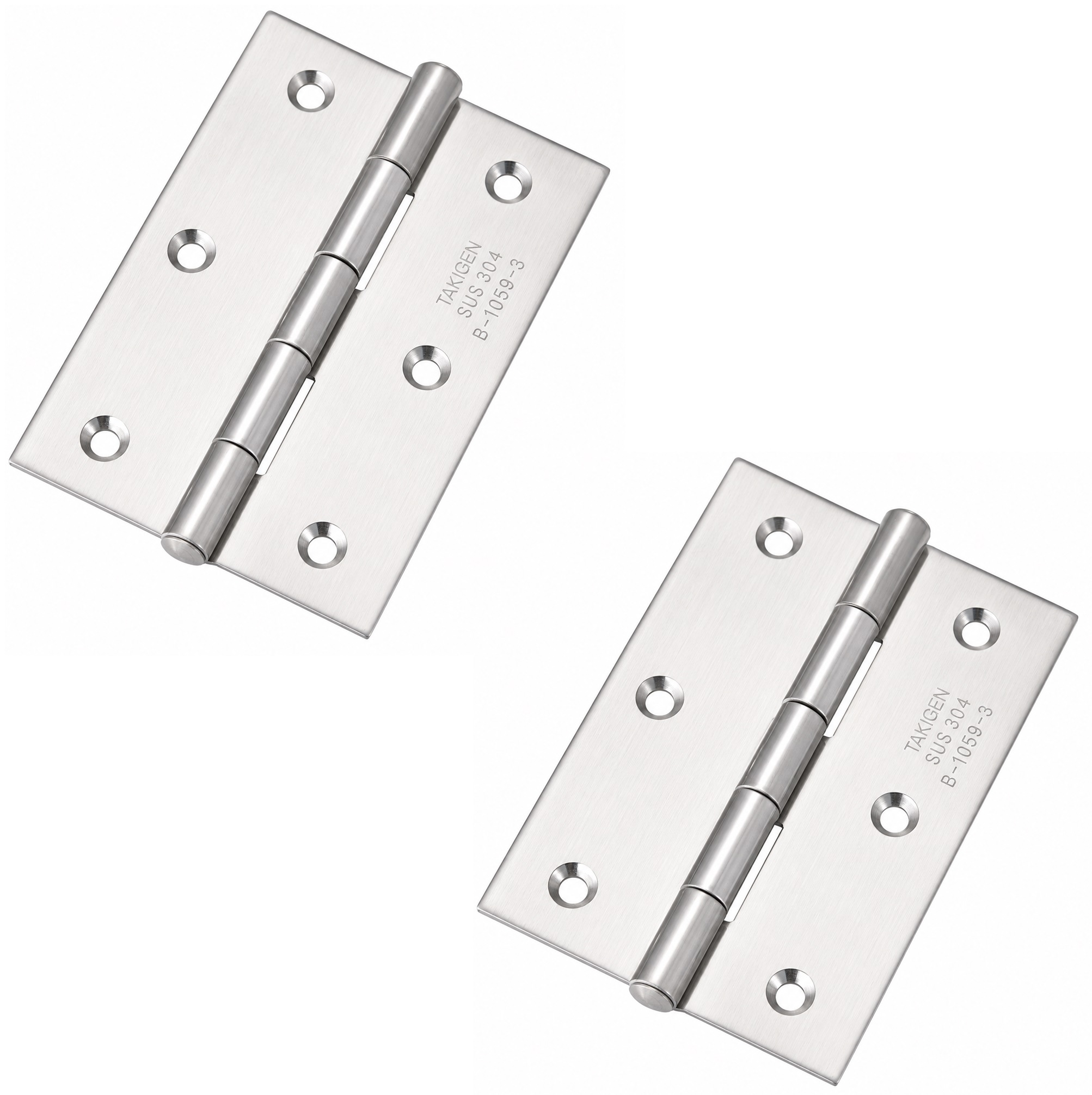 2 piezas de bisagra de rosca de alta calidad, B-1059-3, tamaño: 64 mm, de TAKIGEN, capacidad de carga: 9,7 kg (21 lbs). Imagen del producto