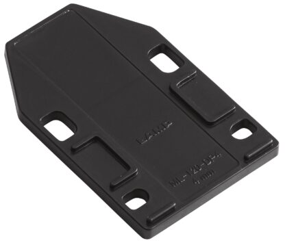 Placa espaciadora de 4 piezas, de poliacetal, superficie: negra, 70 mm (2-3/4"), ML-120-DP4-BL. Placa de compensación para mosquetones magnéticos ML-120BR, ML-120W y ML-120BL de Sugatsune, de Sugatsune / LAMP® (Japón) - Imagen 5