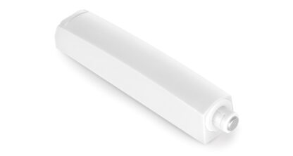 Elegante mosquetón de 2 piezas con carcasa de montaje, superficie: blanco, versión: no magnética, 1900215. Abridor de puerta push-to-open estable para puertas de muebles, puertas de armarios, solapas y mucho más, by EMUCA - Imagen 4