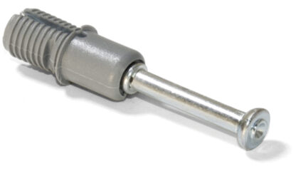 20 pernos de expansión, de acero y plástico, superficie: galvanizado, 31,6 mm (1-1/4"), 5912905. Anclaje de conexión extensible para conectores excéntricos, estantes, piezas de armarios y mucho más, de EMUCA - Imagen 4