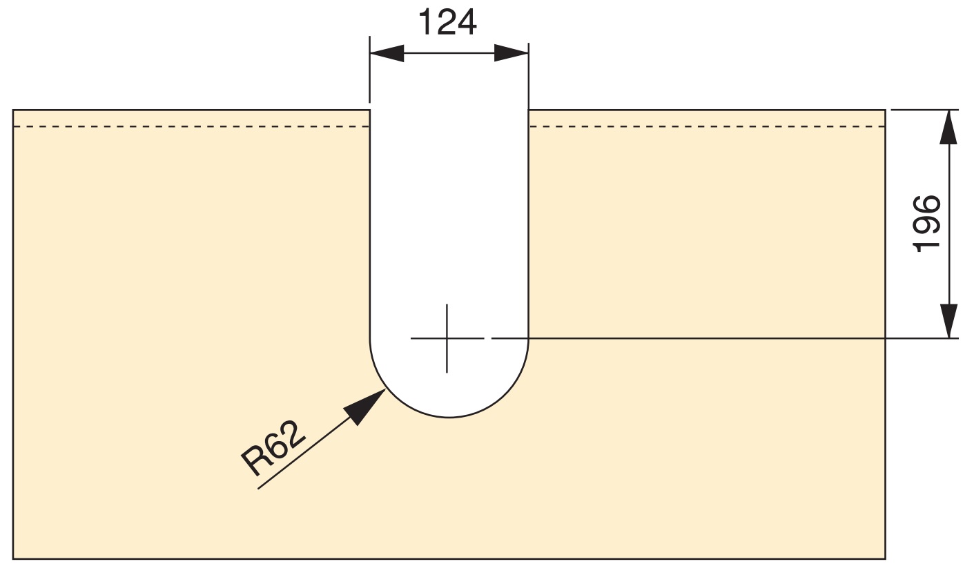 Sifón curvo recortado, de plástico, superficie: gris, 3044421. protección de sifón para mueble de lavabo, mueble de cocina, mueble de baño, sifón, desagüe y mucho más, de EMUCA - Imagen 3