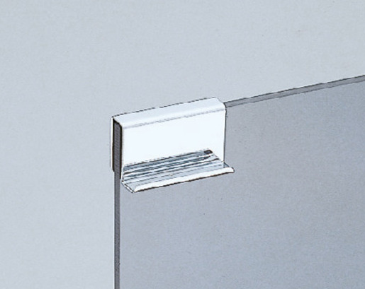 Contraplaca para vidrio de 5 mm (13/64"), de espesor, con función de tirador, superficie: cromada, 40 mm (1-37/64"), K-150CR. Contraparte para puerta de vitrina, papamoscas magnético y mucho más, de Sugatsune / LAMP® (Japón) - Imagen 4