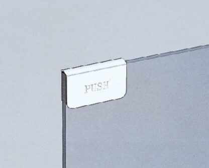 Contraplaca para vidrio de 5 mm de espesor (13/64"), de acero, superficie: negra, 40 mm (1-37/64"), K-130B. Contraparte para puerta de vitrina, papamoscas magnético y mucho más, de Sugatsune / LAMP® (Japón) - Imagen 4