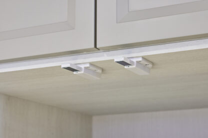 2 piezas de cierres magnéticos de alta calidad, incl. contraplaca, superficie: negro, 38 mm (1-1/2"), ML-80BL. Abridor de puertas push-to-open para puertas de muebles, puertas de armarios y mucho más, de Sugatsune / LAMP® (Japón) - Imagen 6