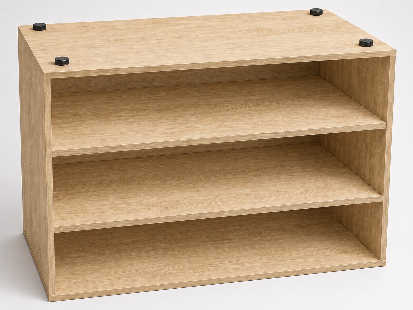 4 piezas de ajustador robusto para muebles, capacidad de carga: 800 kg (1764 lbs), superficie: negra, ⌀40 mm (1-37/64"), versión: estándar, B571-40-BK. Pie ajustable para patas de mesa, patas para muebles, patas para armarios y mucho más, por Kojima (Japón) - Imagen 5