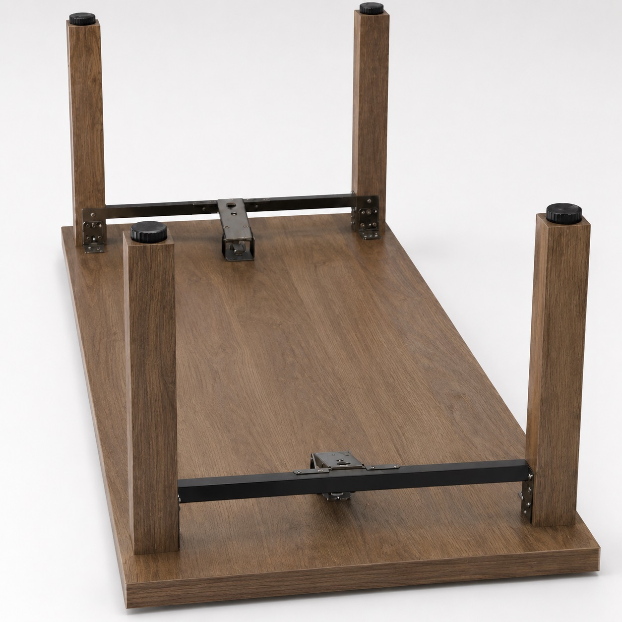 4 piezas de ajustador robusto para muebles, capacidad de carga: 800 kg (1764 lbs), superficie: negra, ⌀40 mm (1-37/64"), versión: estándar, B571-40-BK. Pie ajustable para patas de mesa, patas para muebles, patas para armarios y mucho más, por Kojima (Japón) - Imagen 6