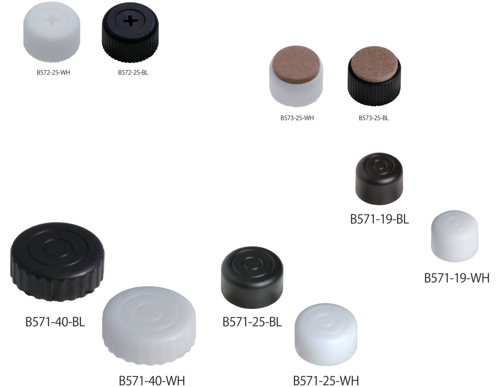 4 piezas de ajustador robusto para muebles, capacidad de carga: 800 kg (1764 lbs), superficie: negra, ⌀40 mm (1-37/64"), versión: estándar, B571-40-BK. Pie ajustable para patas de mesa, patas para muebles, patas para armarios y mucho más, por Kojima (Japón) - Imagen 4