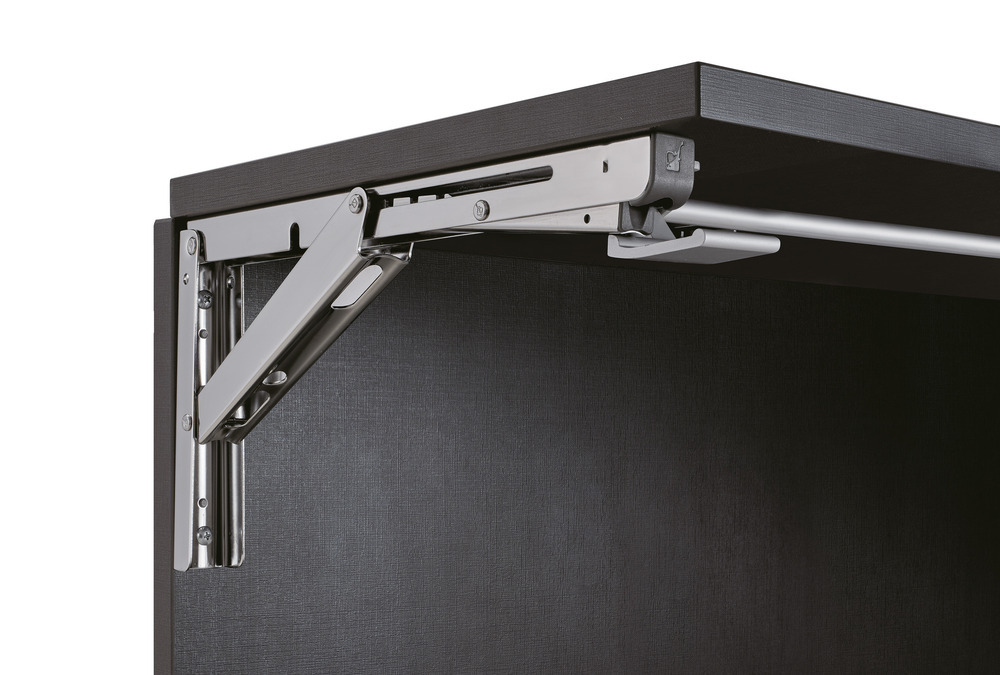 Práctica biela, versión: para dos consolas plegables, EB-907560 y EB-907572. Palanca de conexión con una sola mano para la consola plegable Robust Soft by ROCA y EB-DA, de Sugatsune / LAMP® (Japón) - Imagen 5