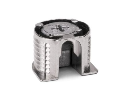 20 piezas de conexión excéntrica estable ⌀20 mm con brida y carcasa exterior de garra para un espesor de placa de 19 mm (3/4"), fabricada en Zamak, 8070907. Conector excéntrico robusto para la conexión de muebles y mucho más, de EMUCA - Imagen 3