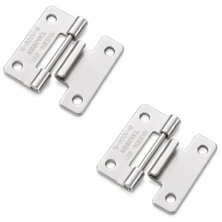 2 piezas de bisagra enchufable de alta calidad, B-1006-5, altura: 30 mm, de TAKIGEN, capacidad de carga: 2 kg (5 lbs). Imagen del producto
