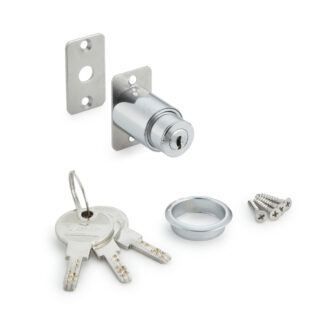 Cerradura de presión con llave similar 2400M-20-D, por Sugatsune / LAMP (Japón)