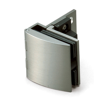 Bisagra de puerta de cristal, semi-reposante, con función de bloqueo GH-456C-SN, por Sugatsune / LAMP (Japón)