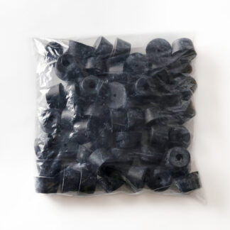 Pata ajustable, superficie: negro, goma, paquete de 50 K-45-P50, de Sugatsune / LAMP (Japón)