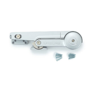 Cierre de puertas con amortiguador de cierre suave, color de la superficie: Plateado, LDC-N22SL, de Sugatsune / LAMP (Japón)