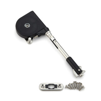 Ajuste de solapa blanda, superficie: negro, brazo corto SDS-100B-TV, de Sugatsune / LAMP (Japón)