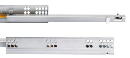 Guías bajo el suelo, capacidad de carga: 25 kg (56 lbs), 350 mm (13-25/32"), versión: extraíble parcial con cierre suave, 3019205. Extraíbles bajo el suelo de alta calidad para cajones de madera, cajones de madera, estantes de madera y mucho más, de EMUCA - Imagen 4